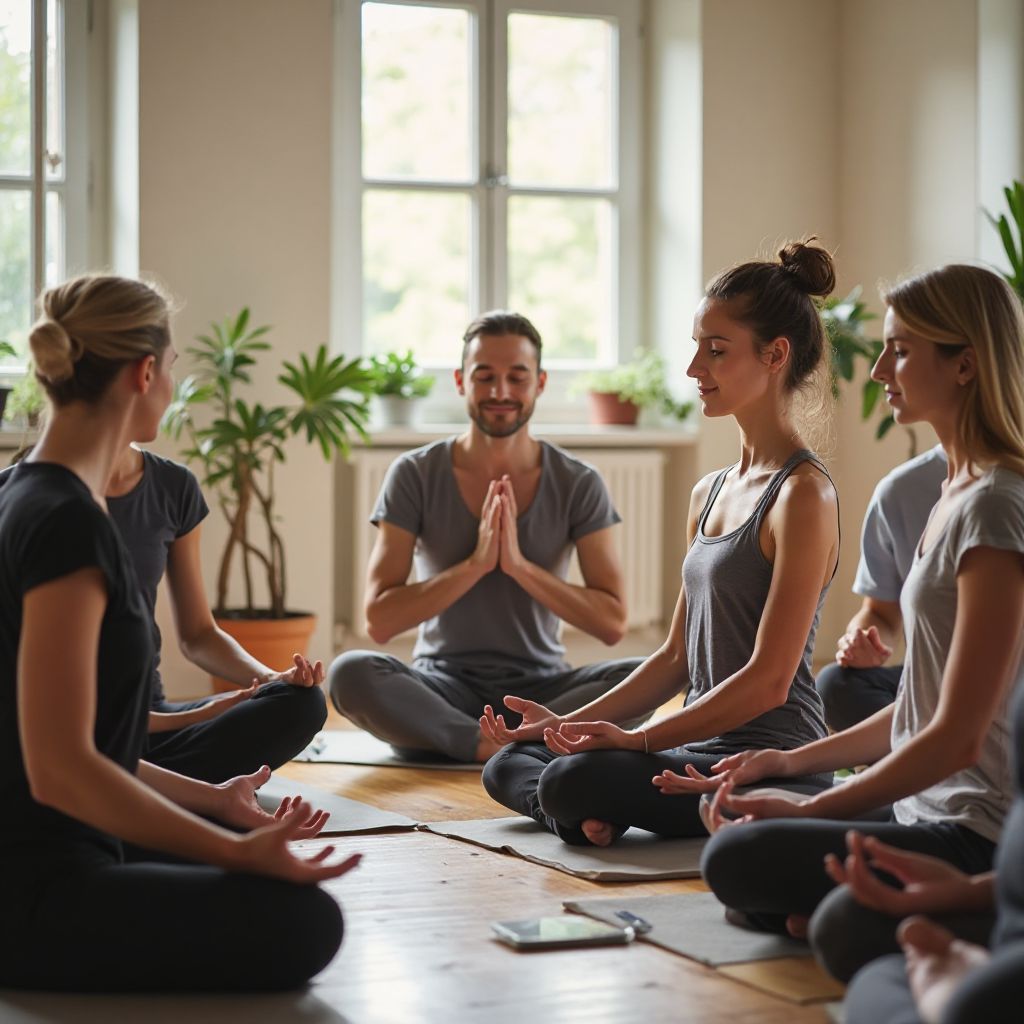 Mindfulness workshop session