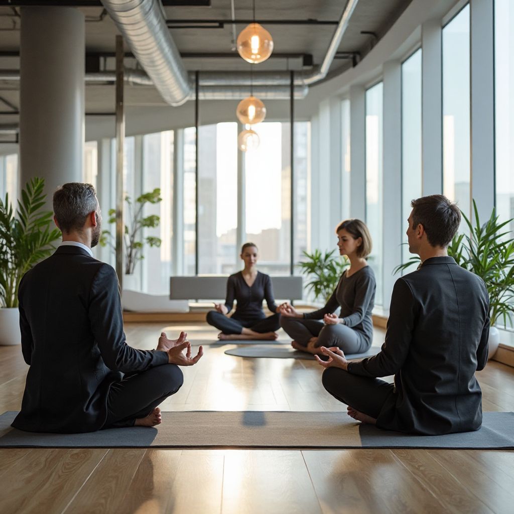 Corporate wellness session