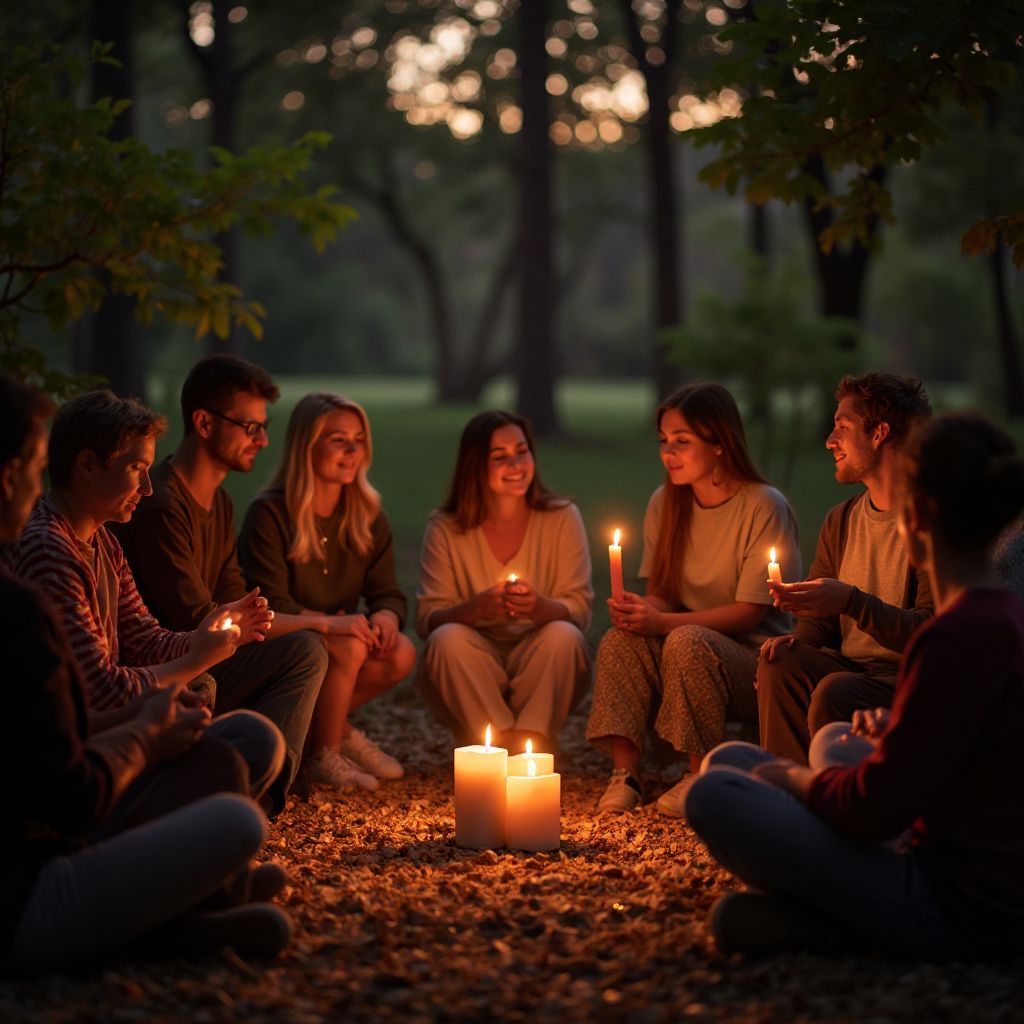 Gratitude sharing circle