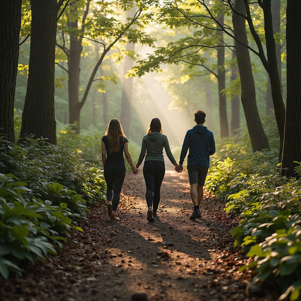 Nature walking meditation